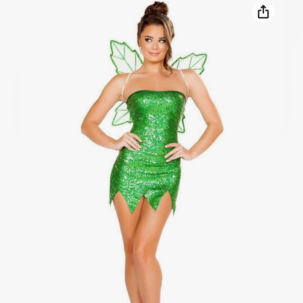 cute tinker bell fairy costume